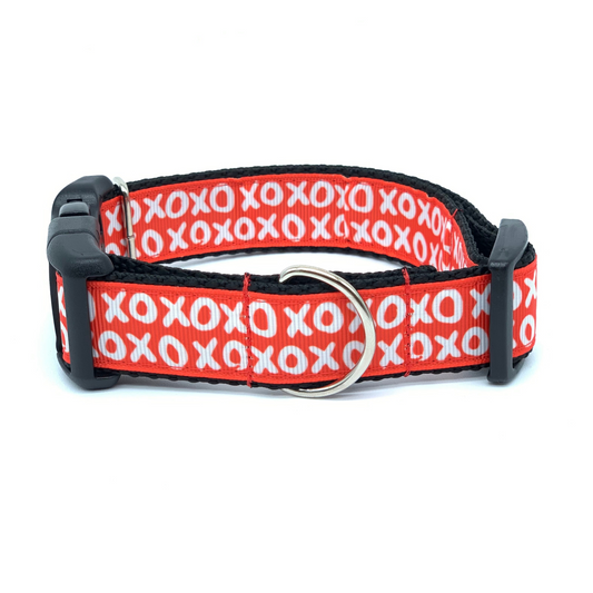 XOXO Heart Dog Collar