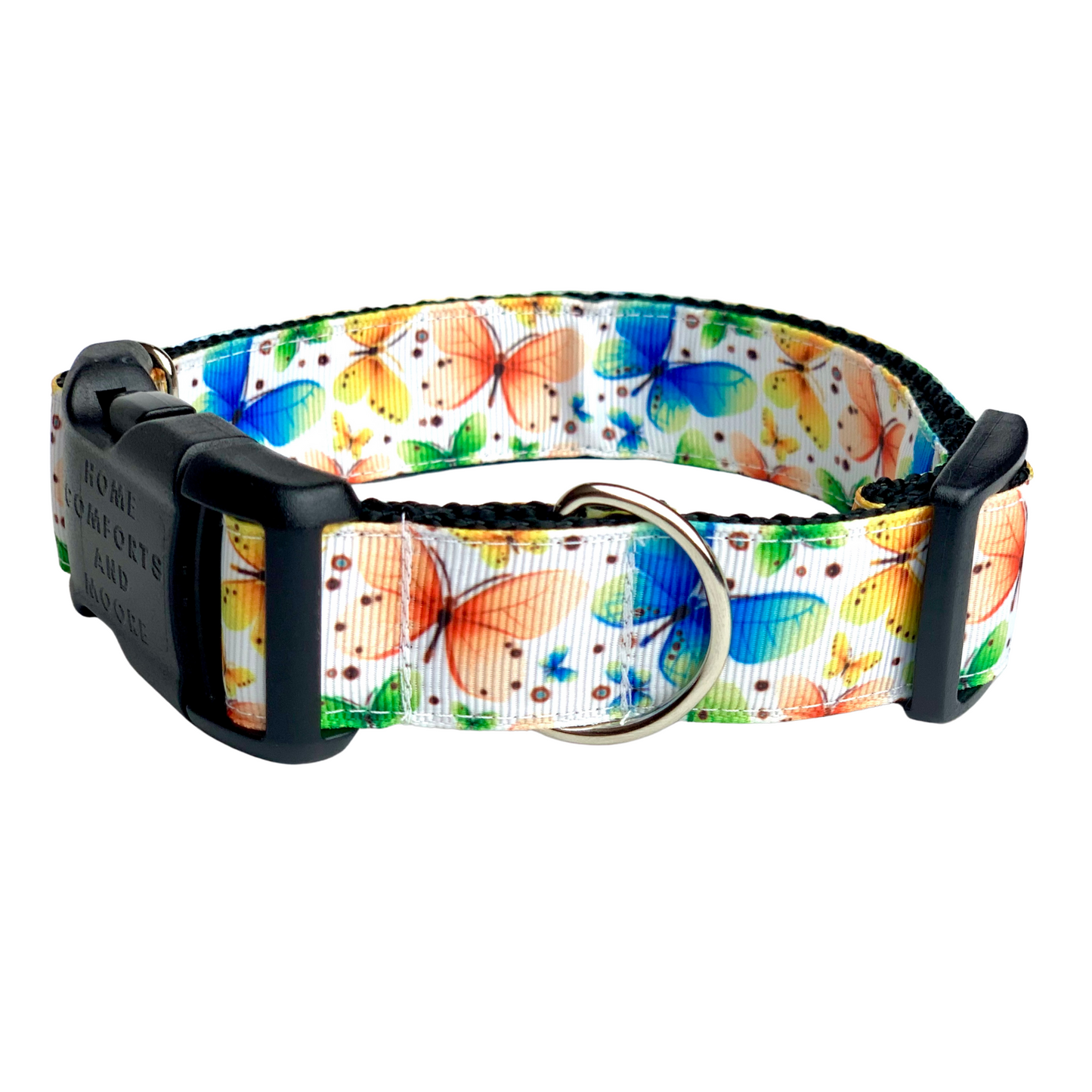 Colorful Butterfly Dog Collar