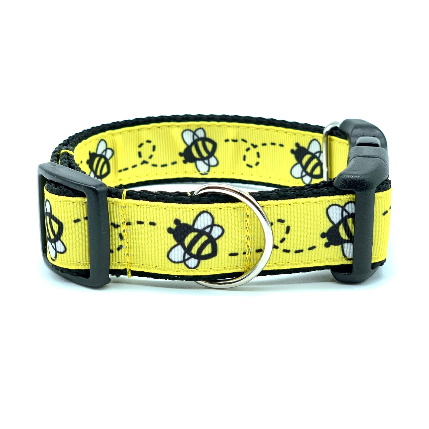 Yellow Honey Bee Bumblebee Dog Collar