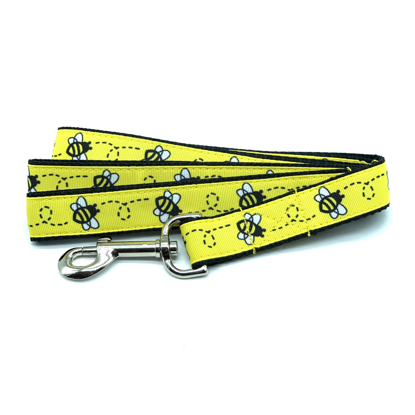 Yellow Honey Bee Bumblebee Dog Collar