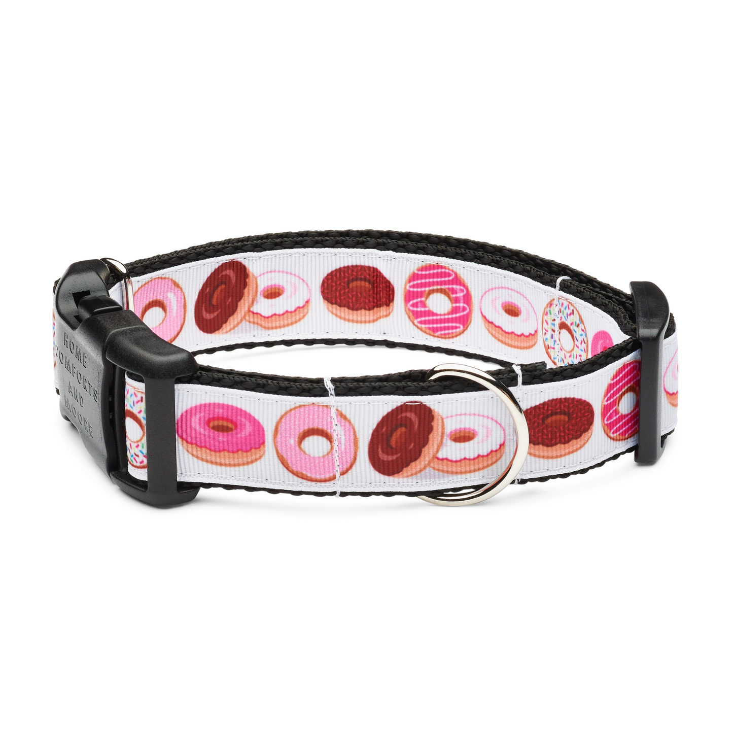 White Sprinkle Donut Dog Collar