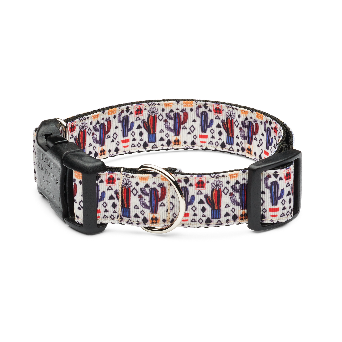 Modern Abstract Cactus Dog Collar