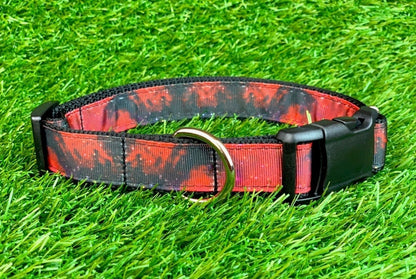 Red Galaxy Space Dog Collar