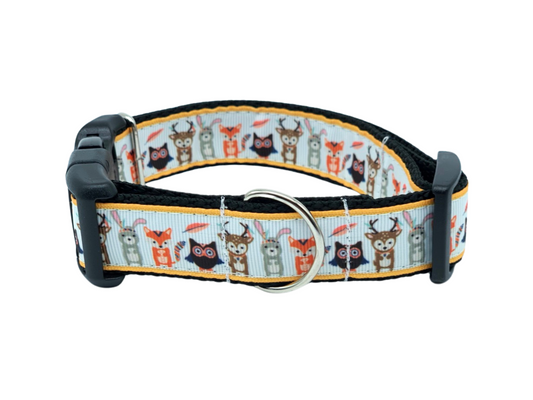 Woodland Critters Dog Collar