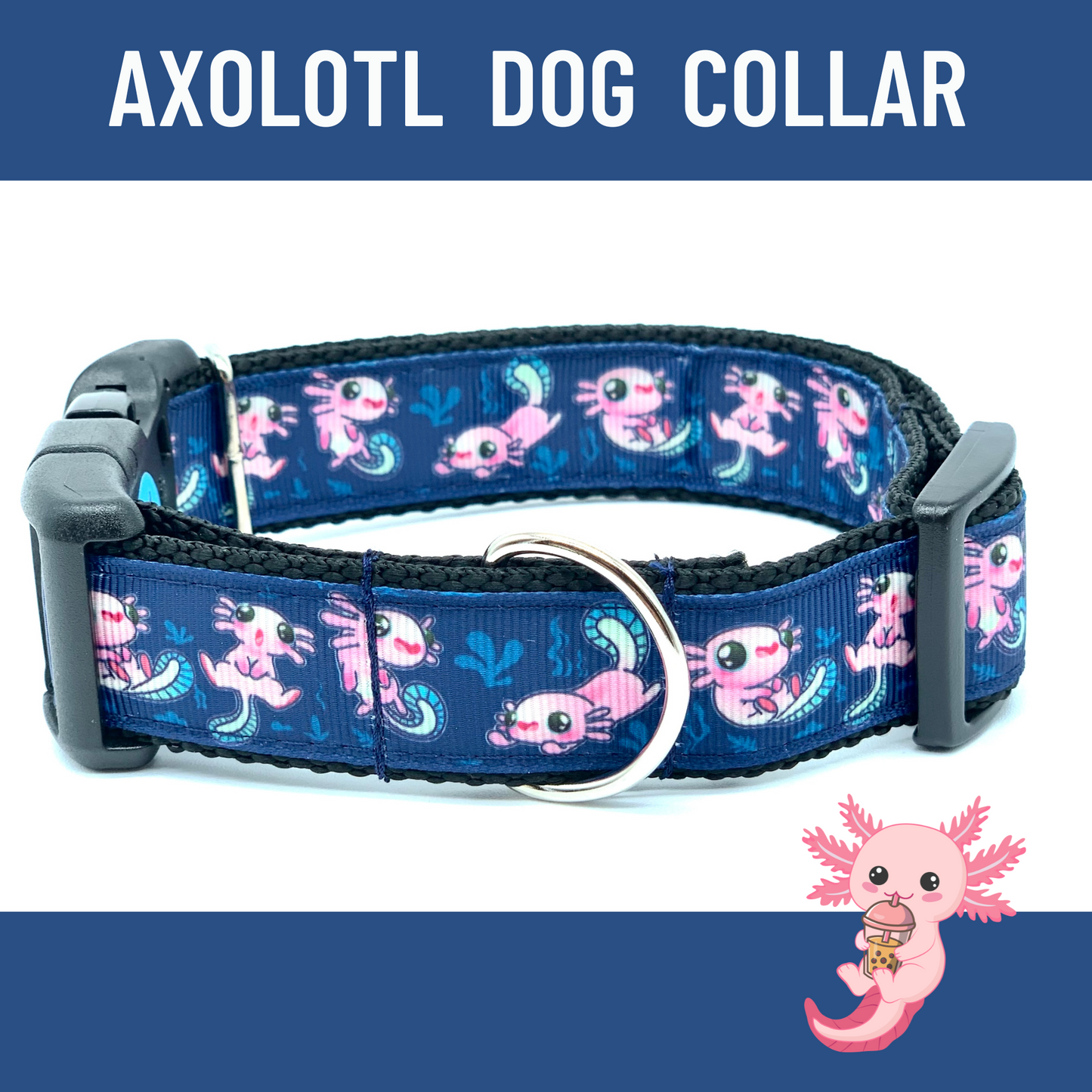 Axolotl Dog Collar