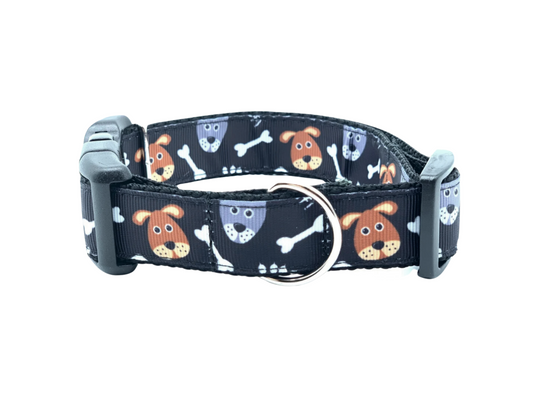 Friendly Faces Dog Collar