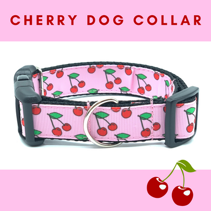 Cheerful Cherry Dog Collar