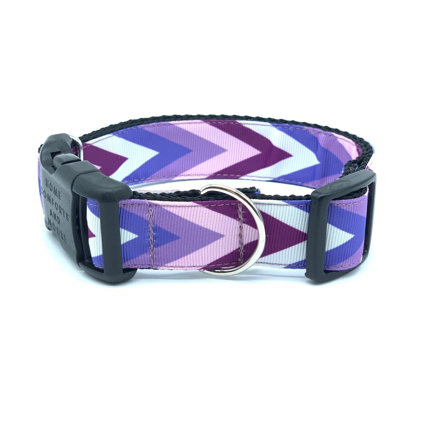 Purple Chevron Dog Collar