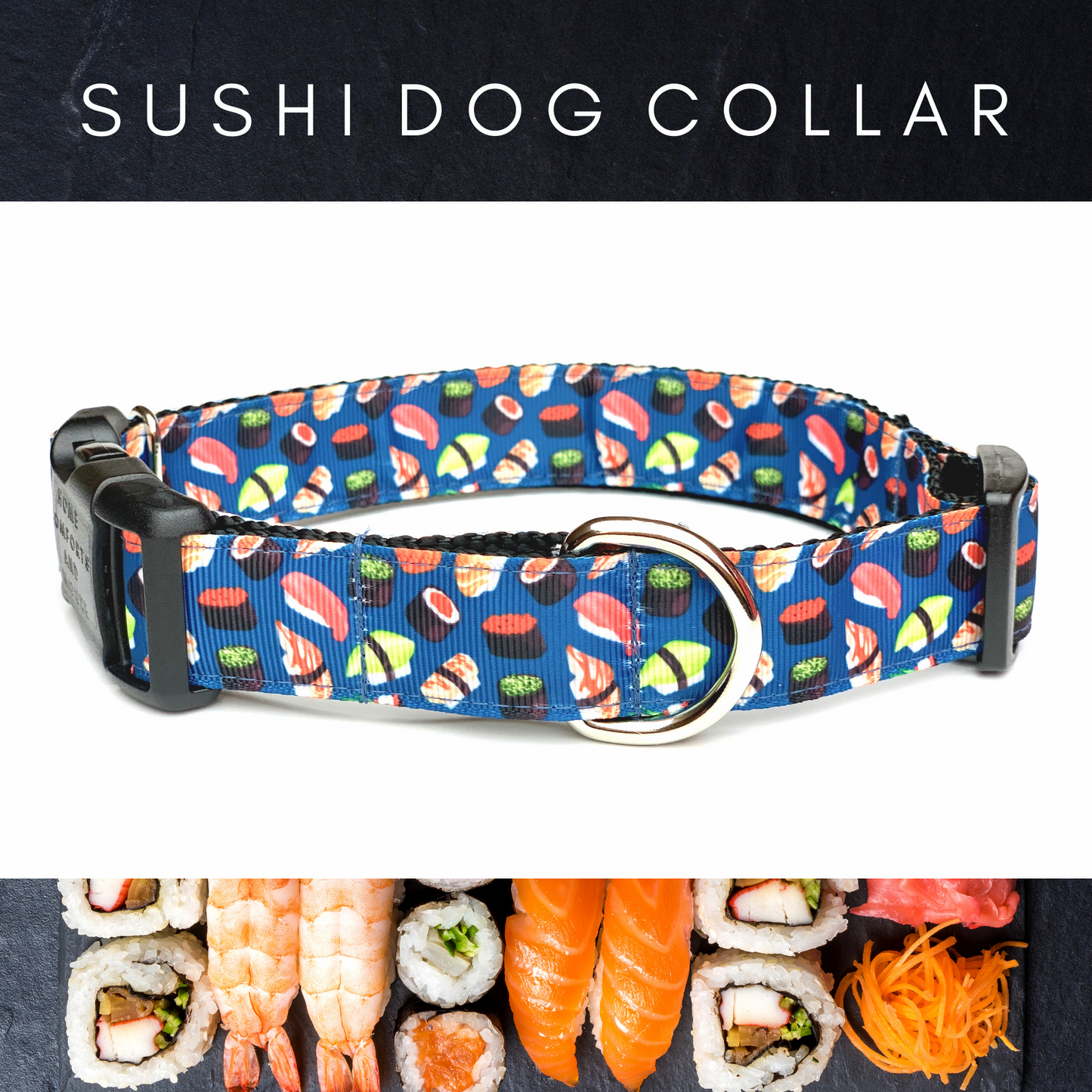 Sushi Dog Collar