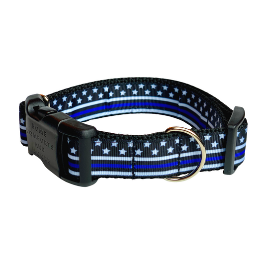 Thin Blue Line Dog Collar