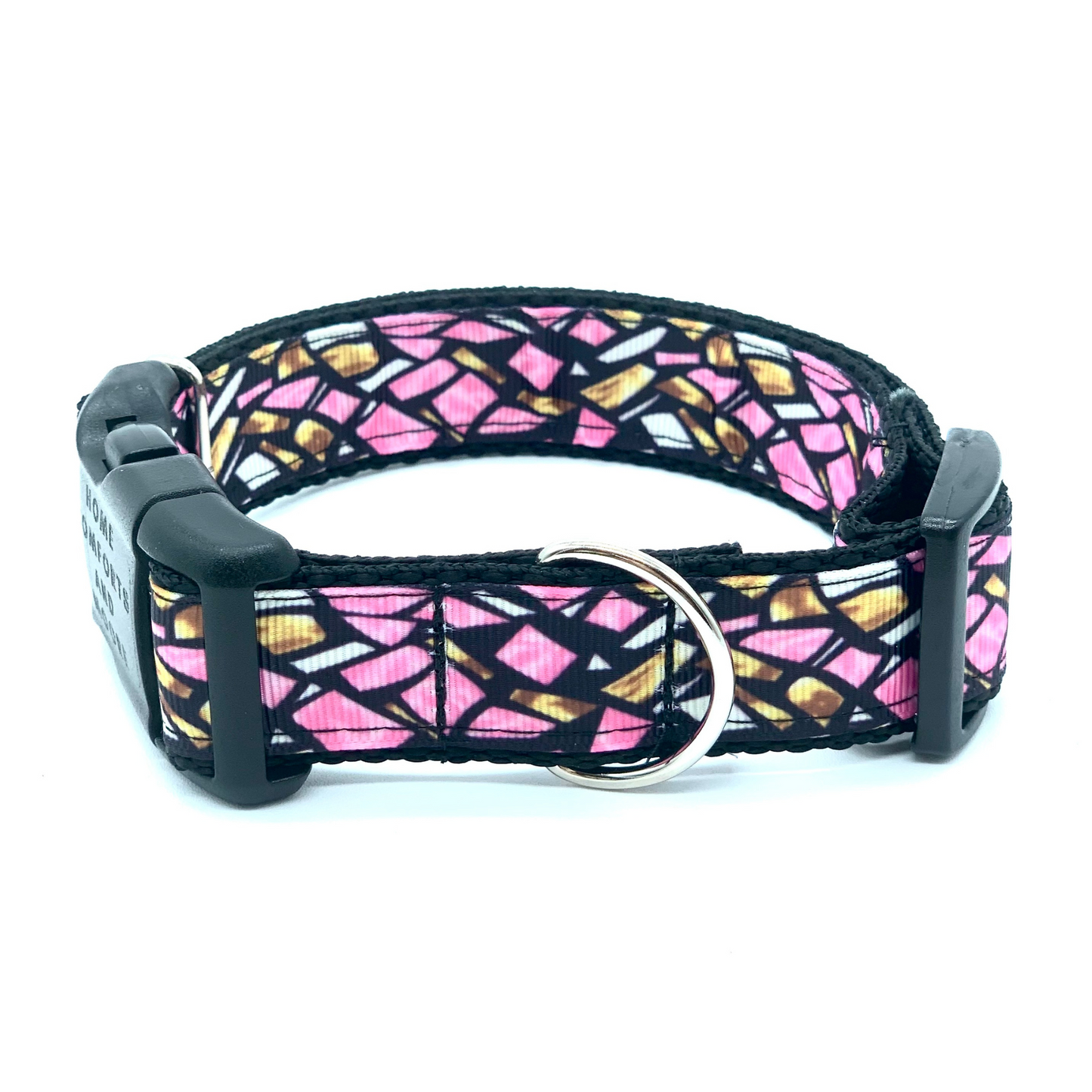Pink Gemstone Dog Collar