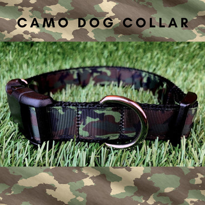 Camo Camouflage Dog Collar